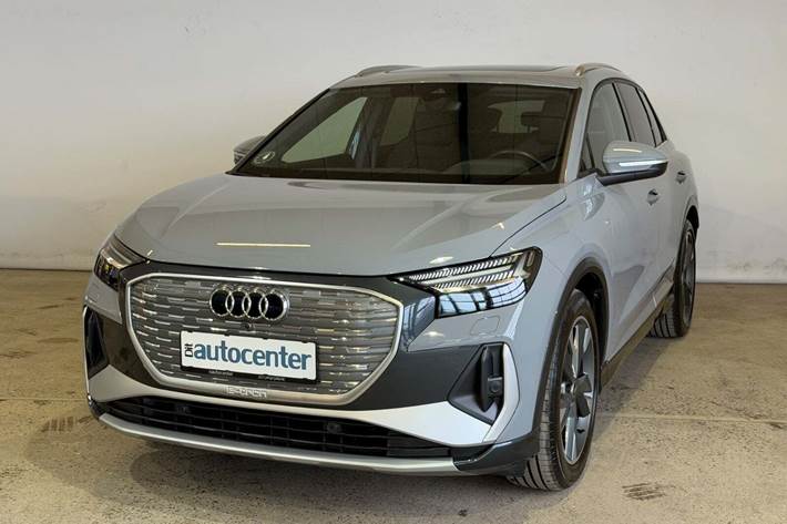 Grå Audi Q4 e-tron fra 2022