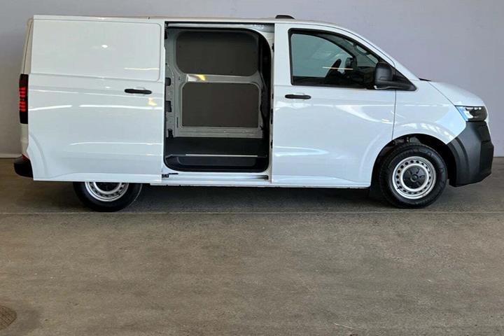 Hvid VW e-Transporter fra 2025