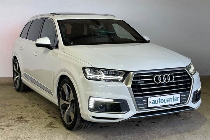 Hvid Audi Q7 fra 2018