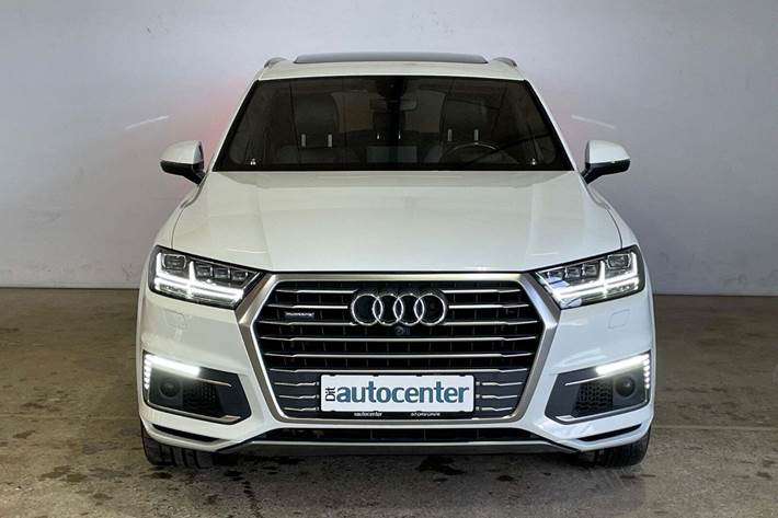 Hvid Audi Q7 fra 2018