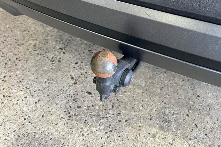 Hvid Skoda Enyaq fra 2022