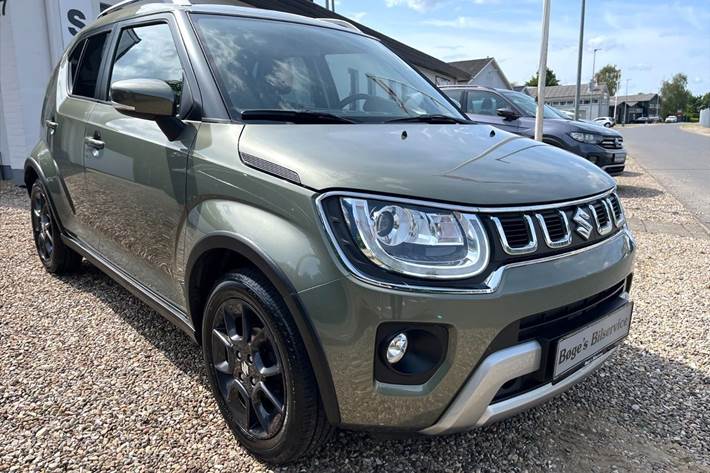 Grøn Suzuki Ignis fra 2020 set udefra