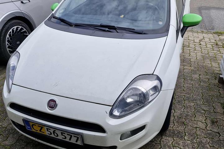 Hvid Fiat Punto fra 2017