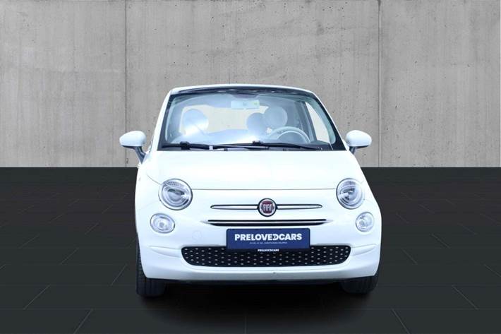 Hvid Fiat 500 fra 2018