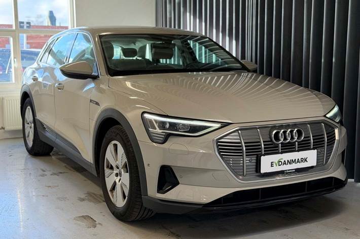 Beige Audi e-tron fra 2021
