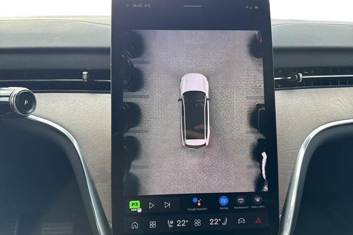 Hvid Volvo EX90 fra 2025