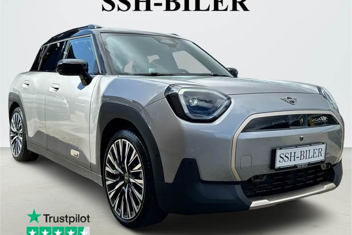 Sølv Mini Aceman E fra 2025 set udefra