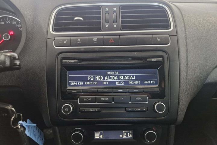 Sort VW Polo fra 2011