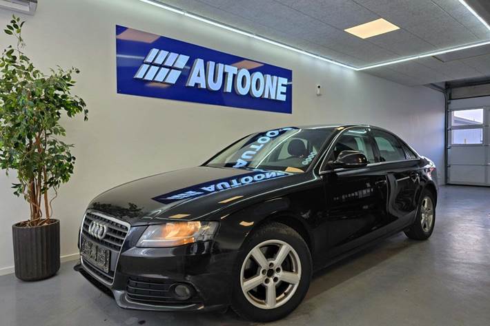 Sort Audi A4 fra 2008