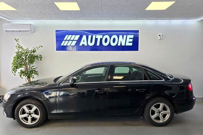 Sort Audi A4 fra 2008