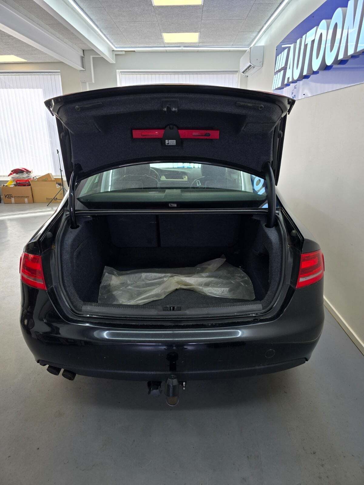 Sort Audi A4 fra 2008