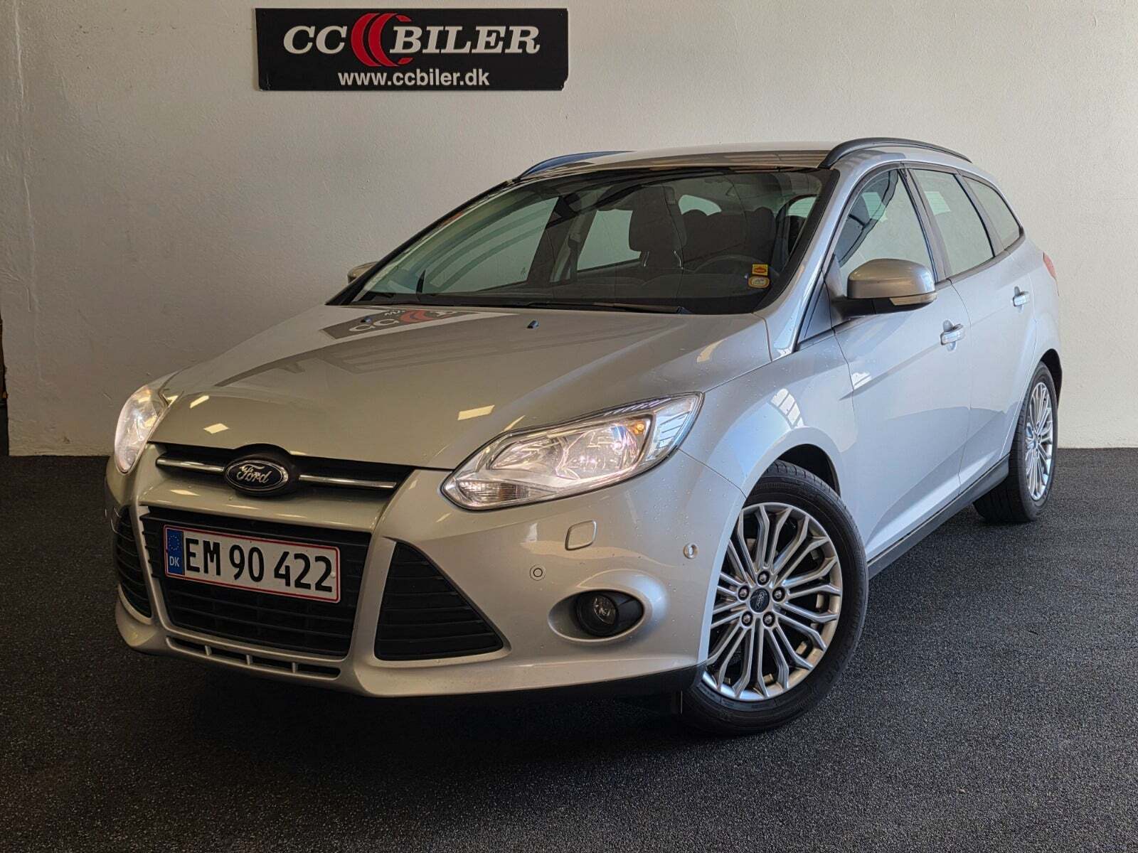 Sølv Ford Focus fra 2013