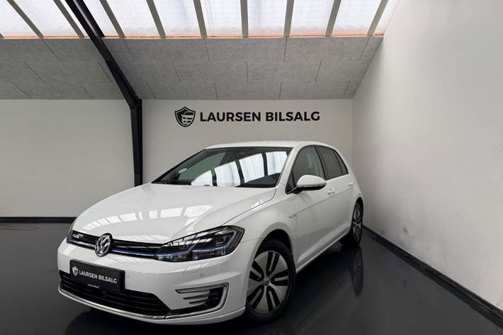 Hvid VW e-Golf VII fra 2018