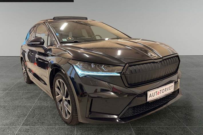 Sort Skoda Enyaq fra 2021