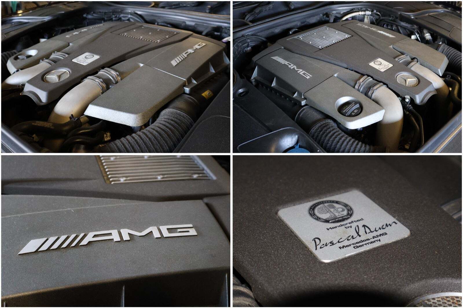 Blå Mercedes S63 fra 2016