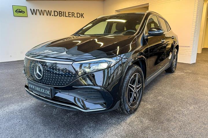 Sort Mercedes EQA 250+ fra 2024 set udefra