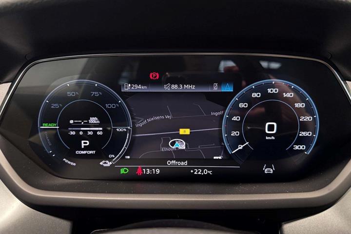 Blå Audi e-tron GT fra 2021