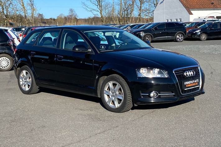 Sort Audi A3 fra 2011