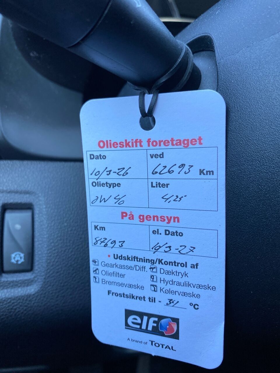 Sort Renault Clio fra 2019