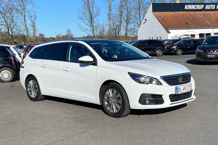 Hvid Peugeot 308 fra 2018