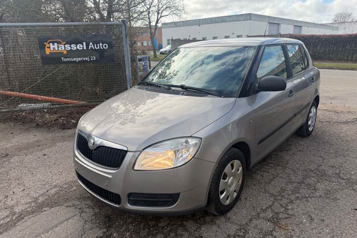 Grøn Skoda Fabia fra 2008