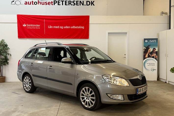 Sort Skoda Fabia fra 2013