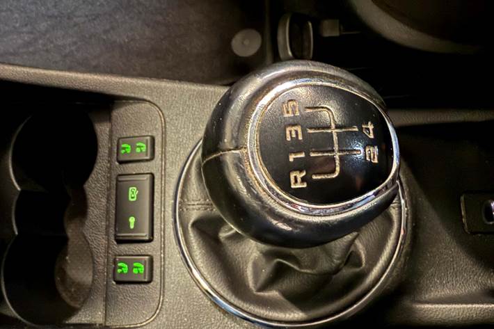 Sort Skoda Fabia fra 2013