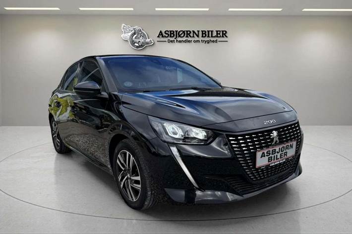 Sort Peugeot 208 fra 2021