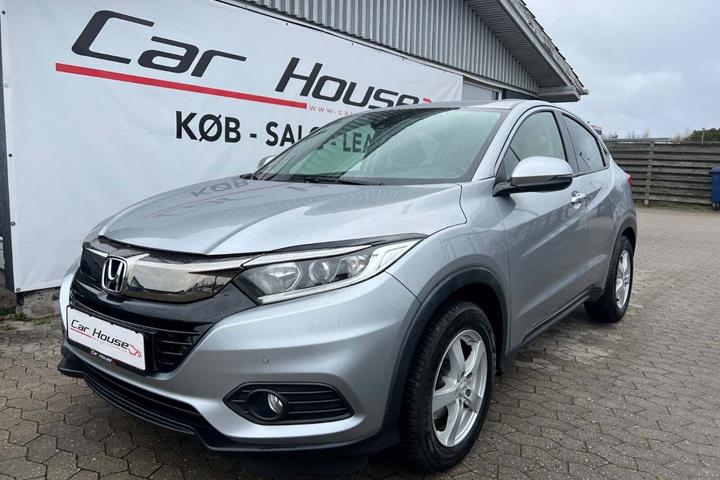 Grå Honda HR-V fra 2019 set udefra