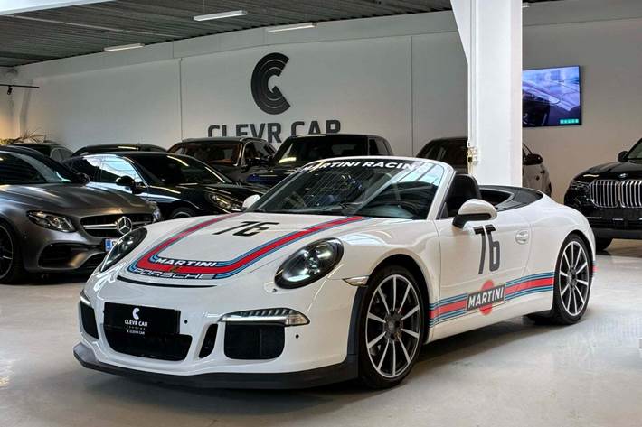 Hvid Porsche 911 Carrera S fra 2012