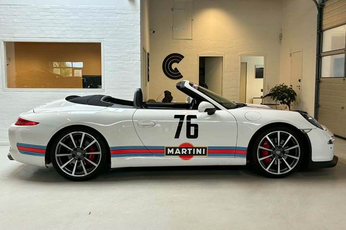 Hvid Porsche 911 Carrera S fra 2012