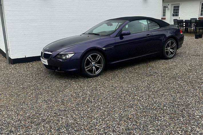 Sort BMW 630i fra 2006