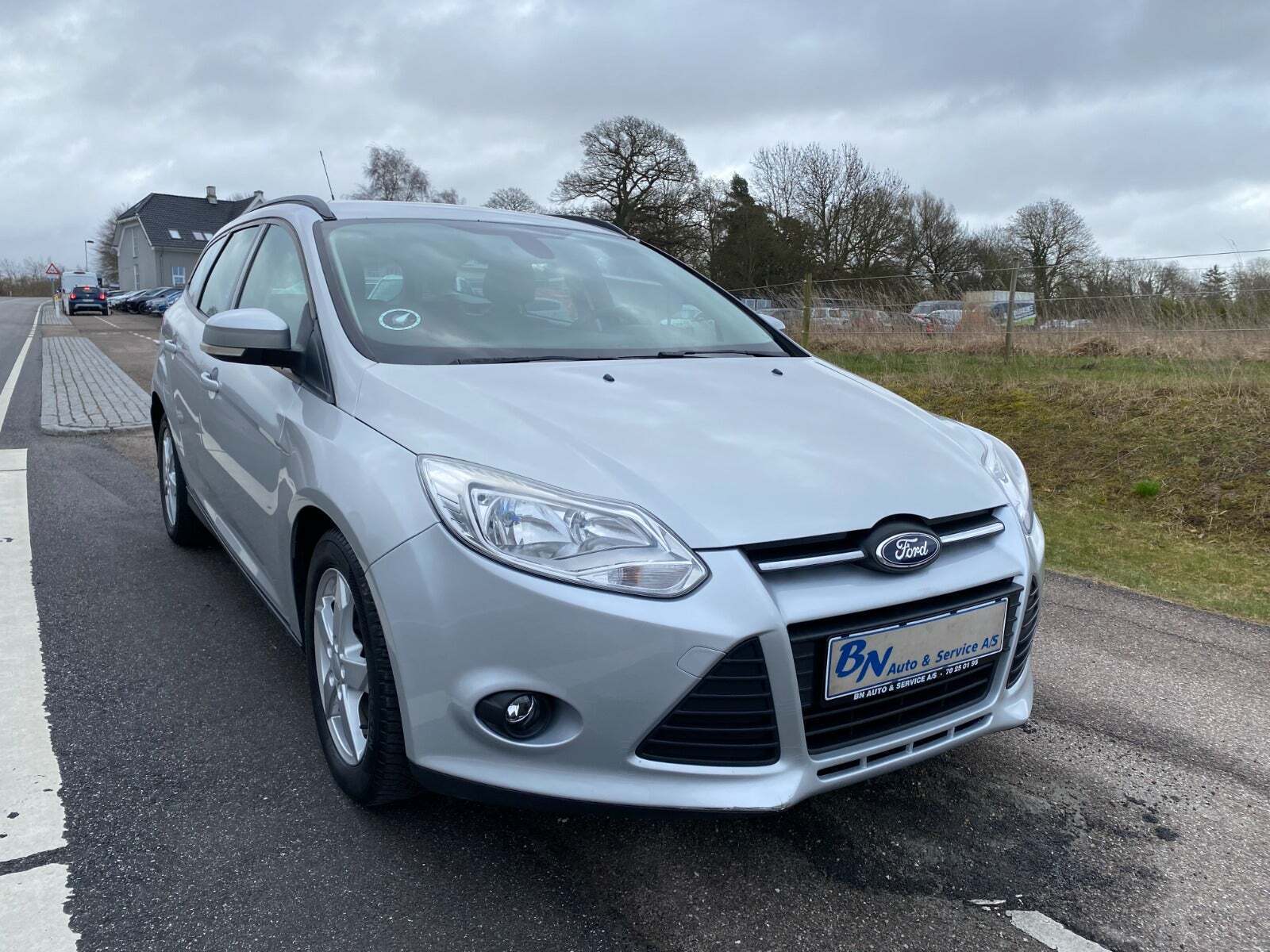 Sølv Ford Focus fra 2014