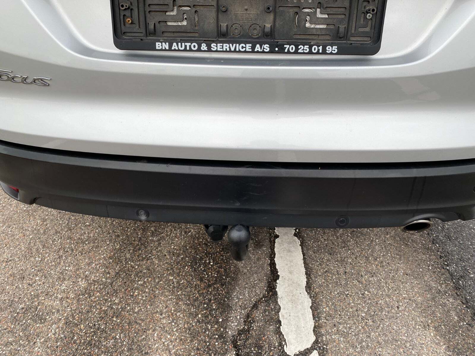 Sølv Ford Focus fra 2014