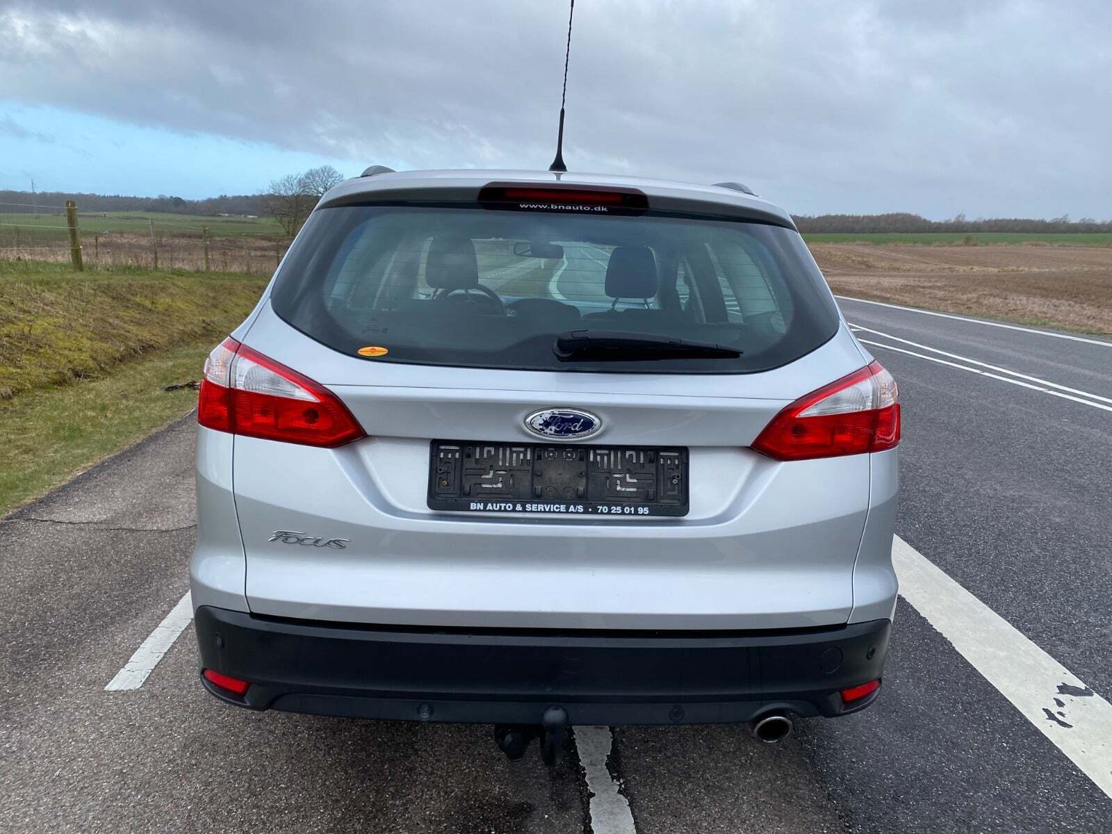 Sølv Ford Focus fra 2014