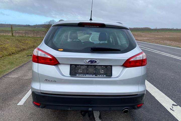 Sølv Ford Focus fra 2014