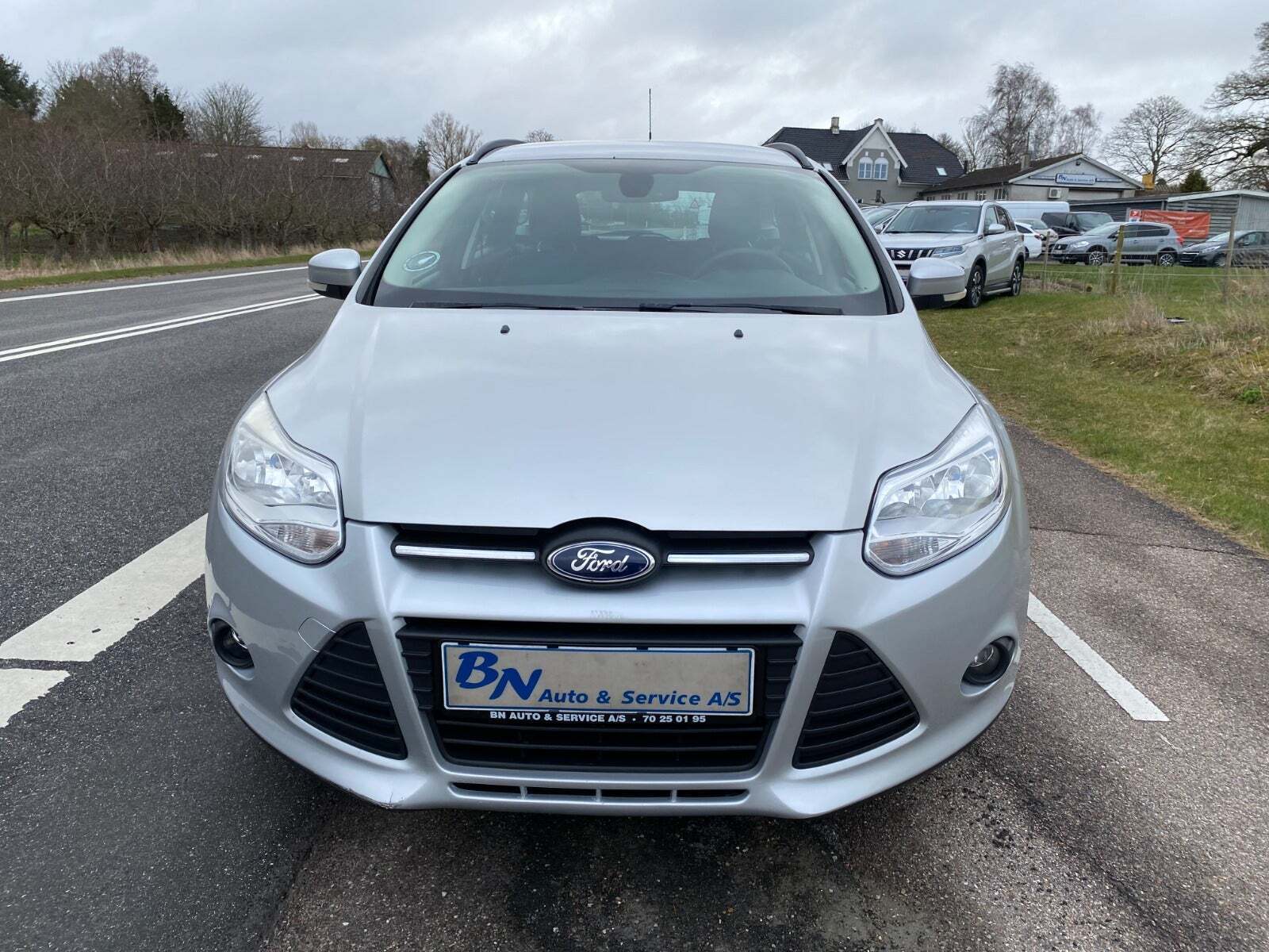 Sølv Ford Focus fra 2014