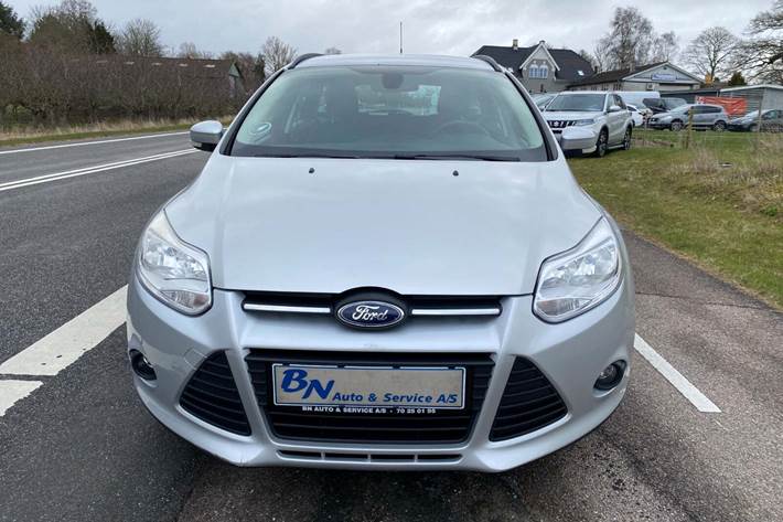 Sølv Ford Focus fra 2014