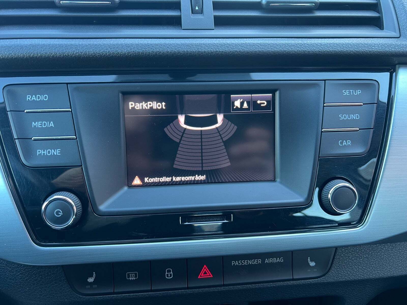 Hvid Skoda Fabia fra 2018