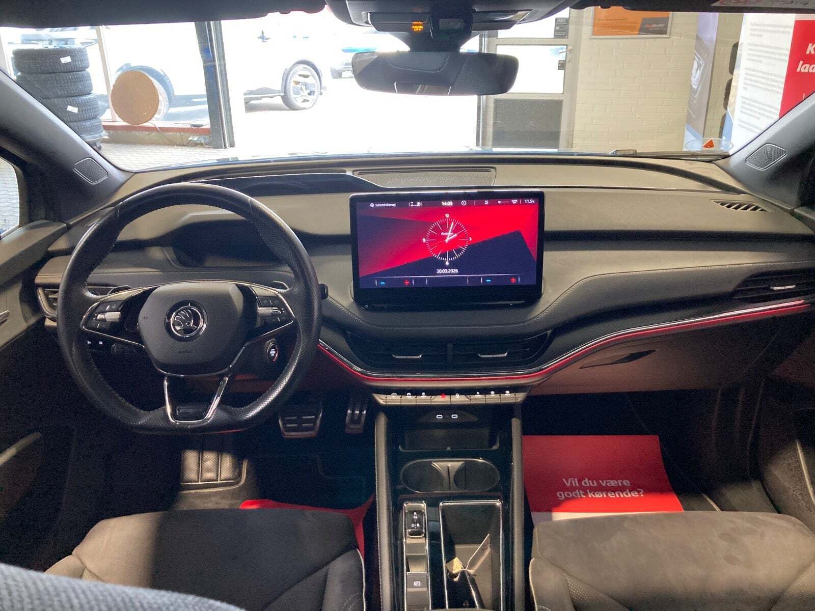 Sort Skoda Enyaq fra 2022