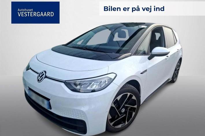 Hvid VW ID.3 fra 2022