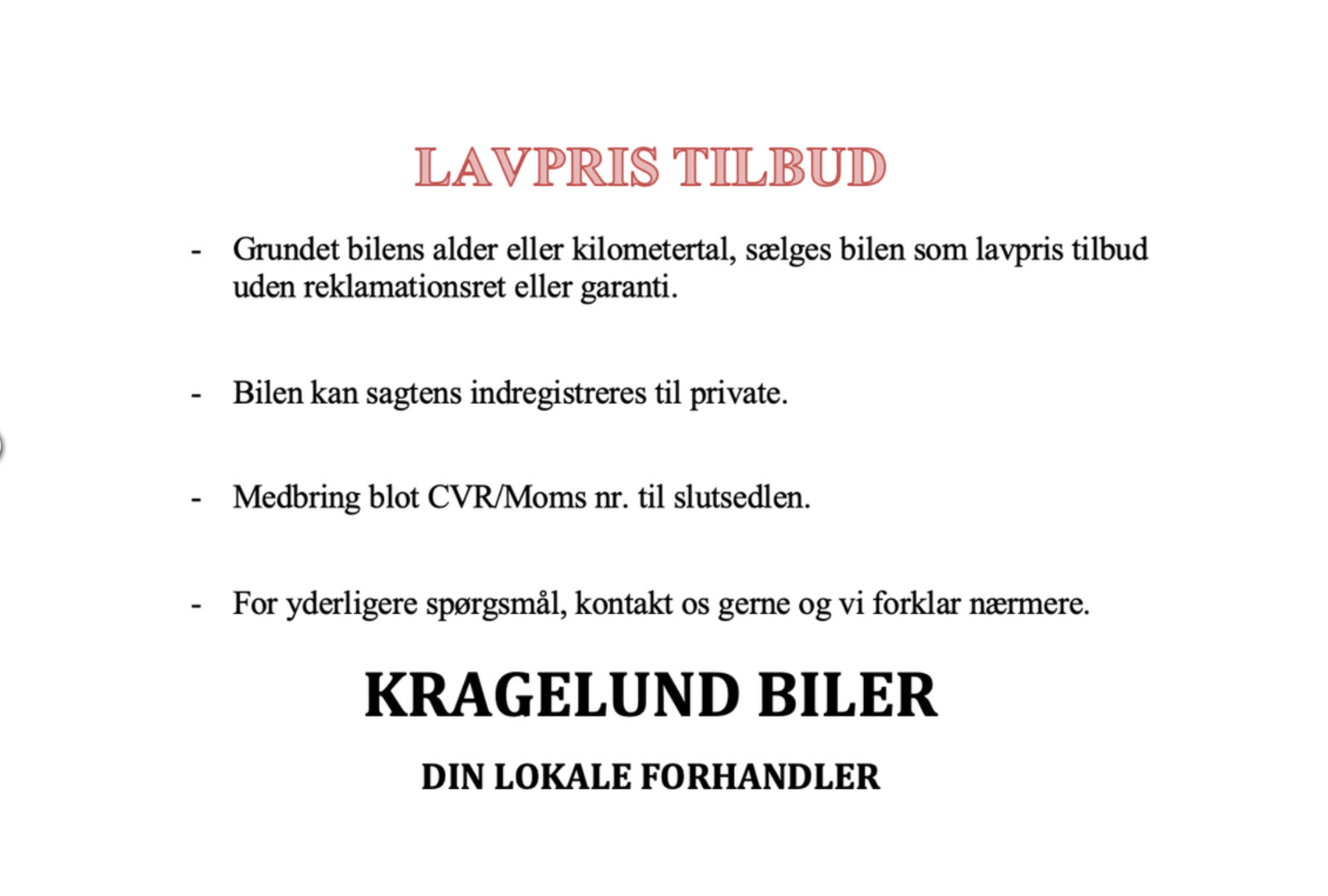 Grøn VW Golf VII fra 2015