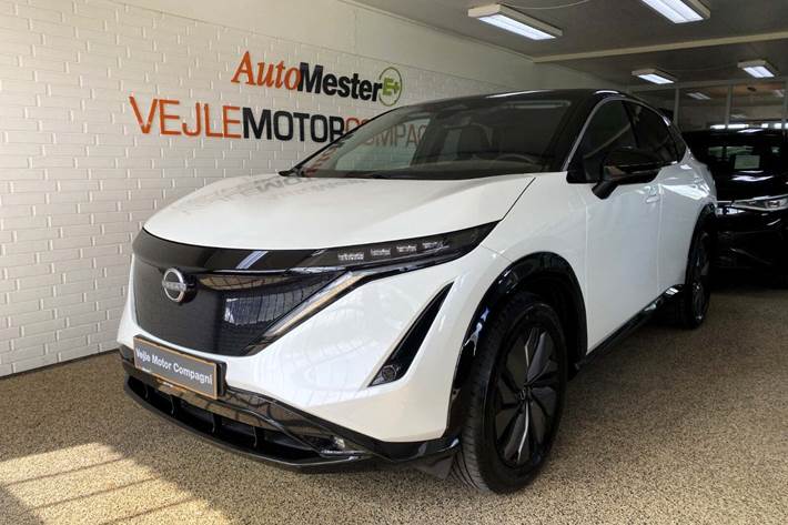 Hvid Nissan Ariya fra 2023