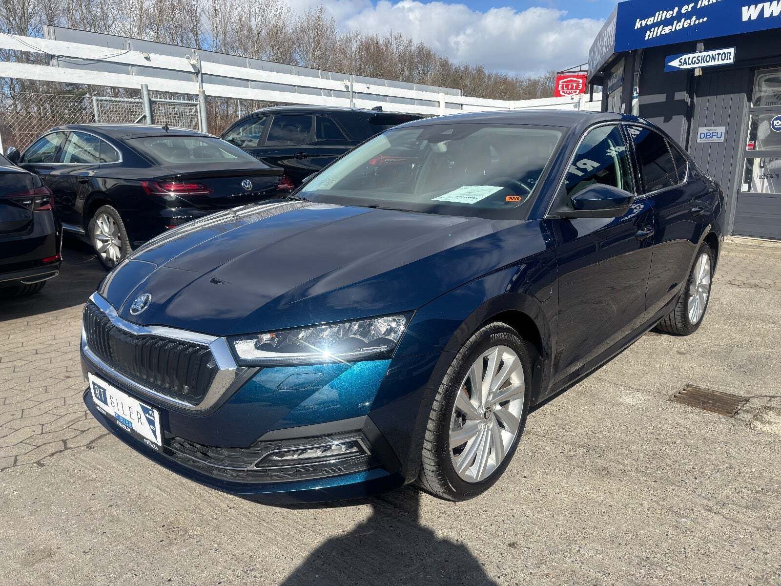 Hvid Skoda Octavia fra 2021
