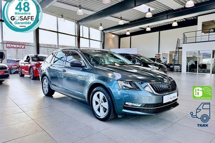 Grå Skoda Octavia fra 2019