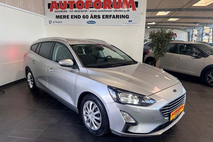 Sølv Ford Focus fra 2020