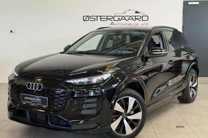 Sort Audi Q6 e-tron fra 2025