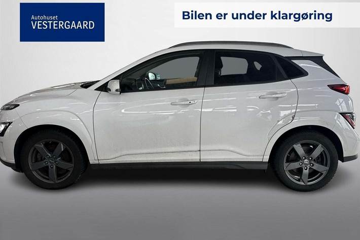 Hvid Hyundai Kona fra 2021
