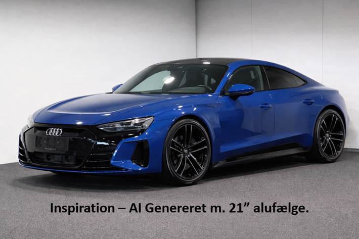 Blå Audi e-tron GT fra 2021