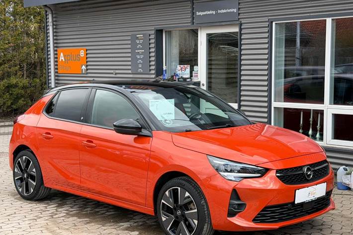 Orange Opel Corsa-e fra 2022